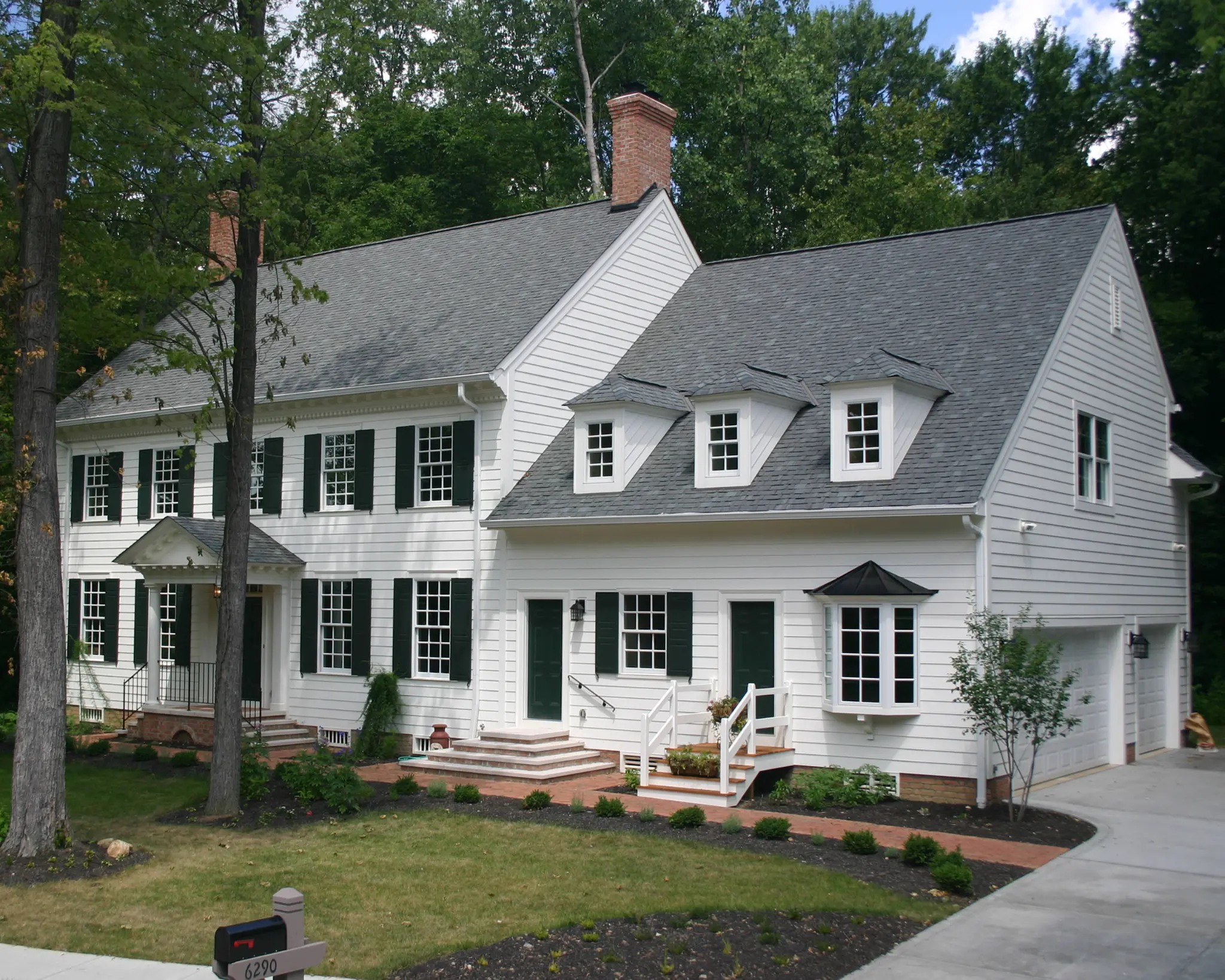 American house used as architectural reference for the modular kit
