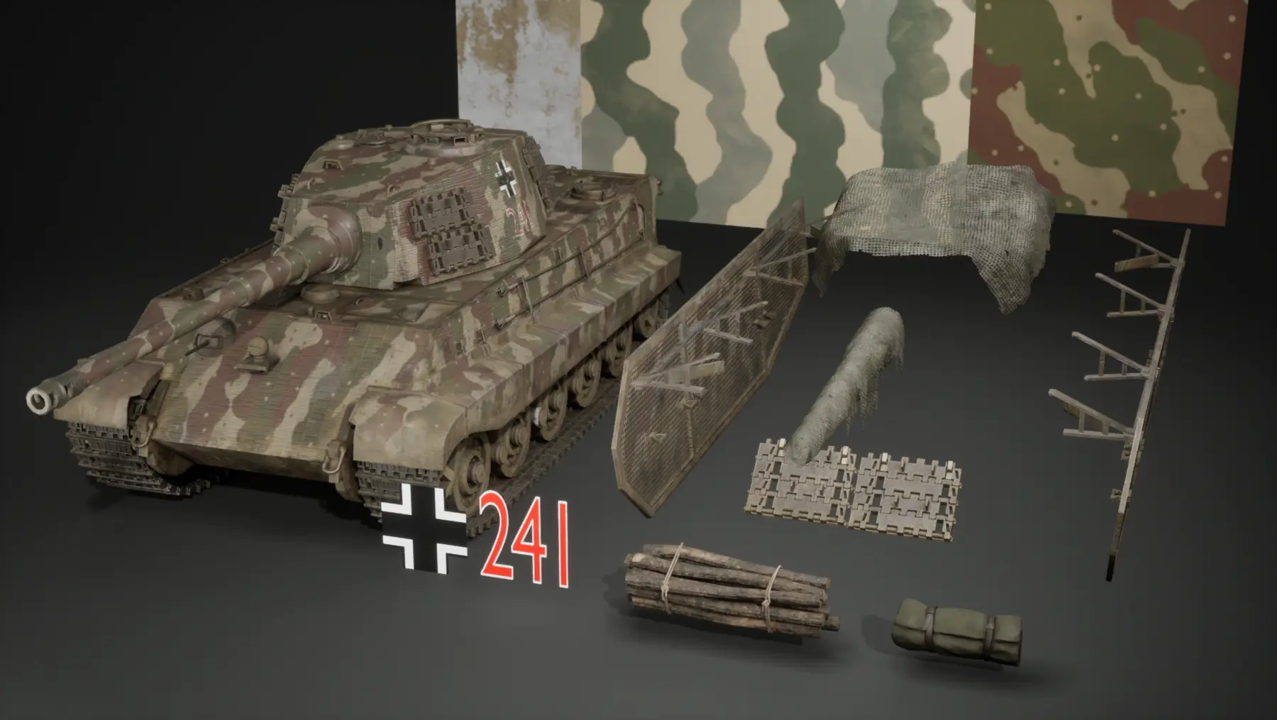Tiger II and its modular field modification assets